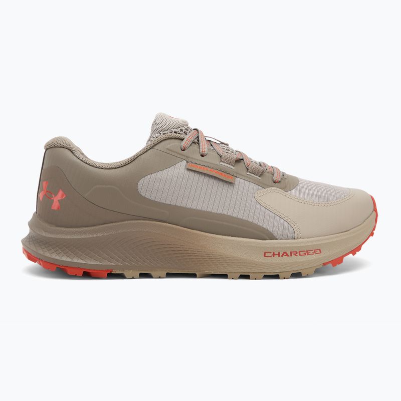 Încălțăminte de alergare bărbați Under Armour Charged Bandit Trail 3 timberwolf taupe/taupe dusk/surplus orange 2