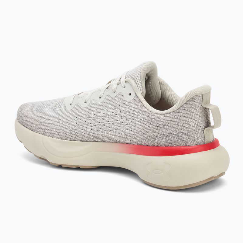 Încălțăminte de alergare pentru bărbați Under Armour Infinite summit white/khaki base/racer red 3