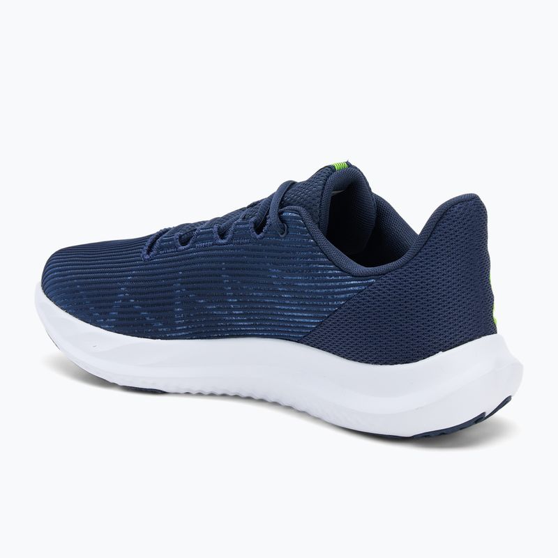 Încălțăminte de alergare pentru bărbați Under Armour Charged Speed Swift washed navy/black/high vis yellow 3
