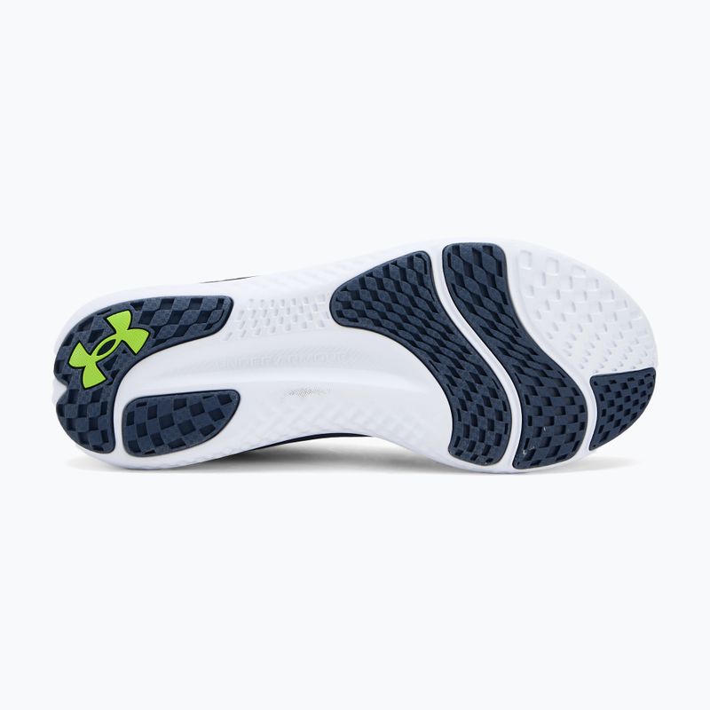 Încălțăminte de alergare pentru bărbați Under Armour Charged Speed Swift washed navy/black/high vis yellow 4