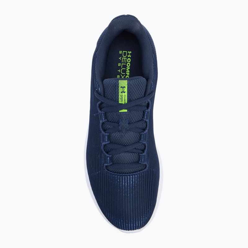 Încălțăminte de alergare pentru bărbați Under Armour Charged Speed Swift washed navy/black/high vis yellow 5