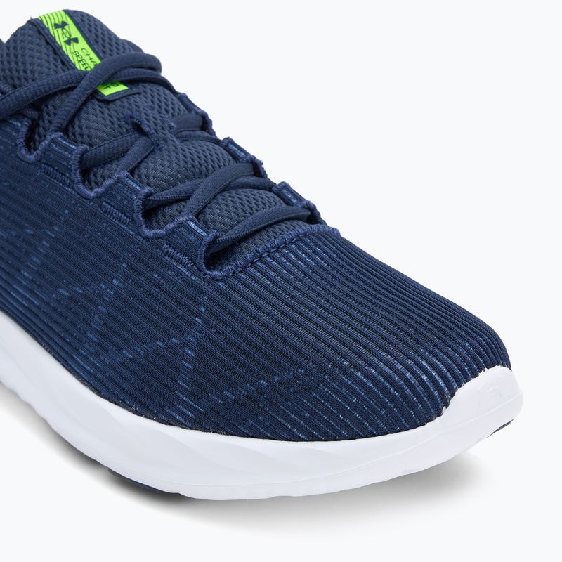 Încălțăminte de alergare pentru bărbați Under Armour Charged Speed Swift washed navy/black/high vis yellow 7