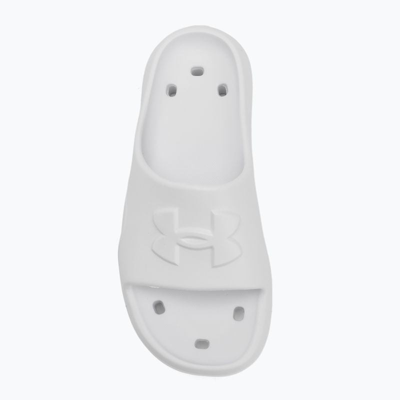 Șlapi bărbați Under Armour Locker V Slide white/white/white 5