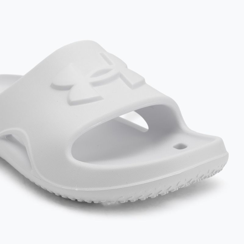 Papuci pentru bărbați Under Armour Locker V Slide white/white/white 7