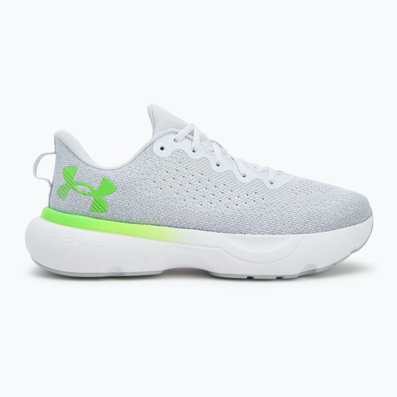 Încălțăminte de alergare pentru bărbați Under Armour Infinite distant gray/halo gray/hyper green 2