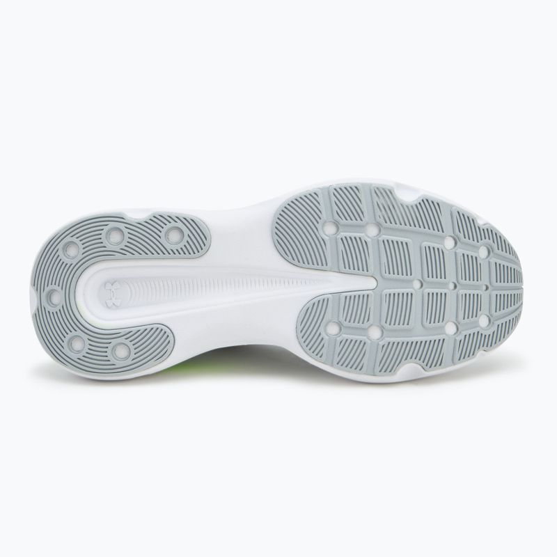 Încălțăminte de alergare pentru bărbați Under Armour Infinite distant gray/halo gray/hyper green 4