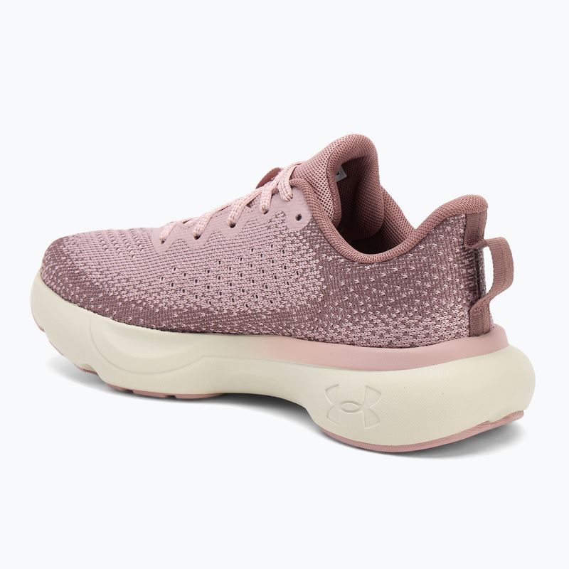 Încălțăminte de alergare pentru femei Under Armour Infinite tourmaline pink/maroon mist/summit white 3