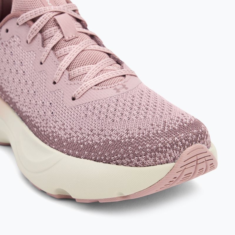 Încălțăminte de alergare pentru femei Under Armour Infinite tourmaline pink/maroon mist/summit white 7
