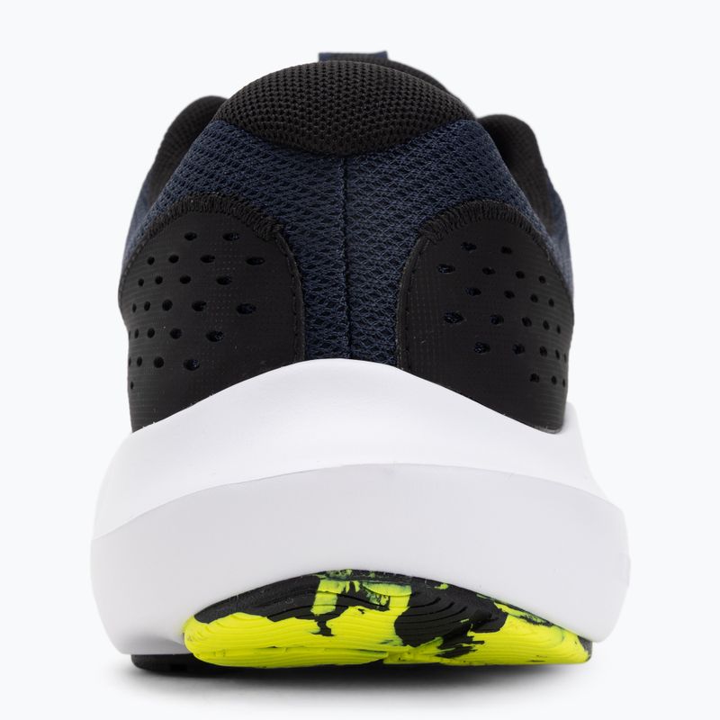 Pantofi de alergare pentru bărbați Under Armour Charged Surge 4 washed navy/black/high vis yellow 6