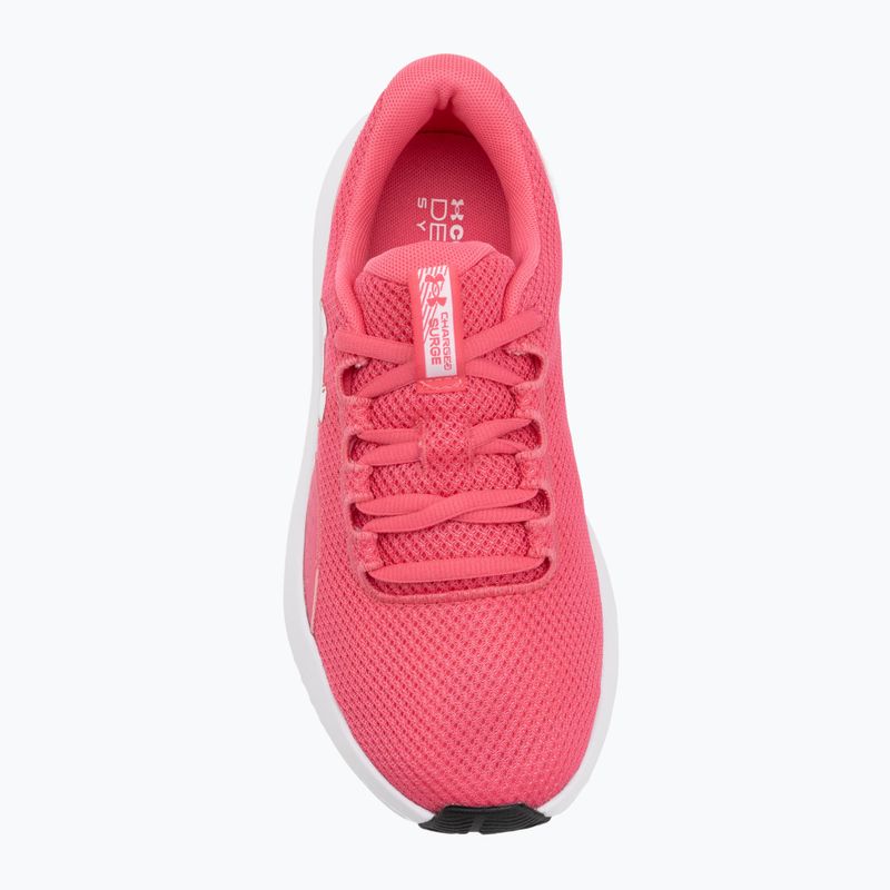 Încălțăminte de alergare pentru femei Under Armour Charged Surge 4 super pink/super pink/white 5