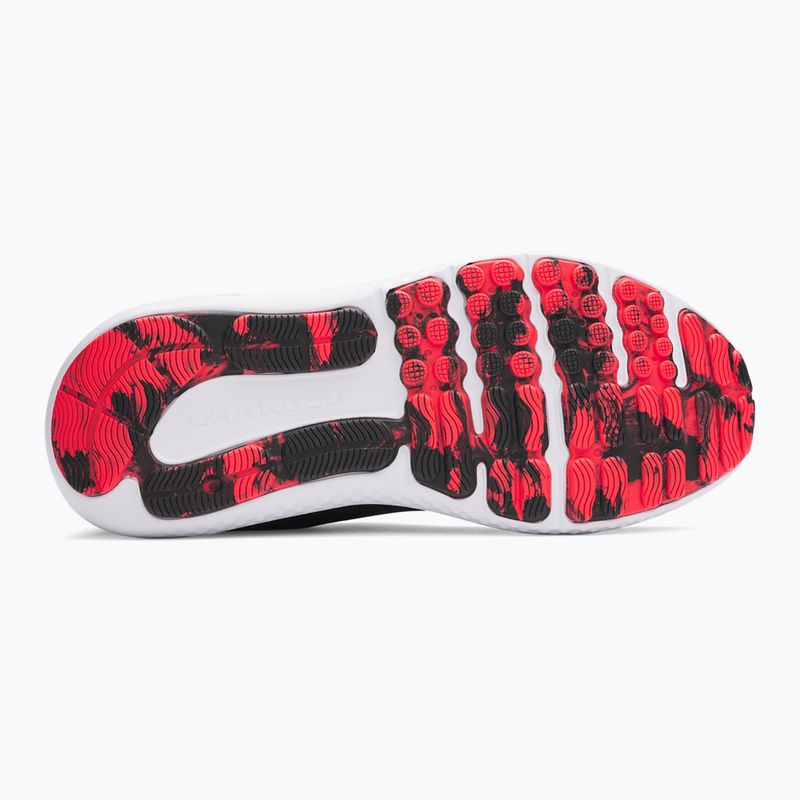 Încălțăminte de alergare pentru bărbați Under Armour Charged Surge 4 black/anthracite/racer red 10