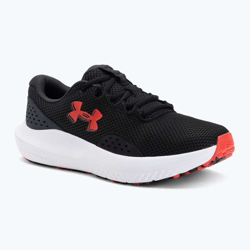 Încălțăminte de alergare pentru bărbați Under Armour Charged Surge 4 black/anthracite/racer red