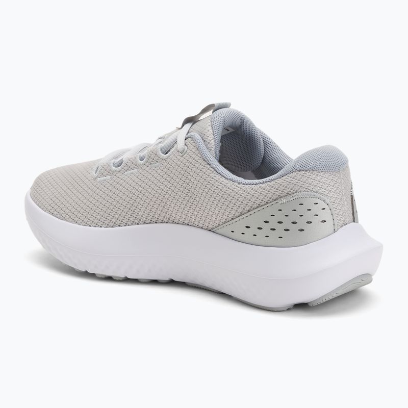 Încălțăminte de alergare pentru femei Under Armour Charged Surge 4 halo gray/metallic silver/metallic silver 3