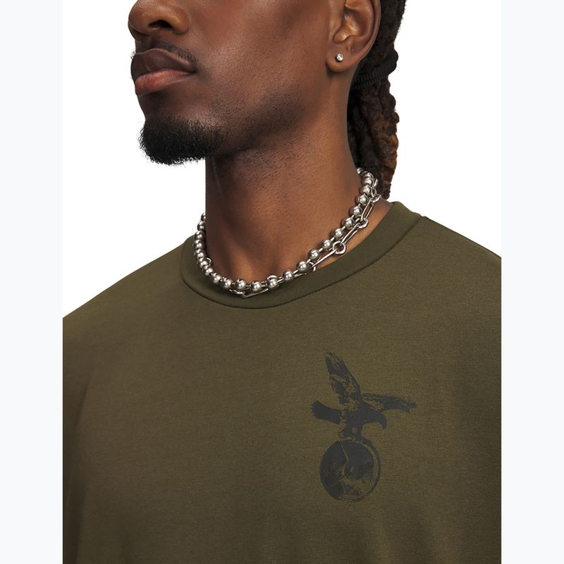 Tricou de antrenament pentru bărbați Under Armour Project Rock Q4 expedition green/black 3