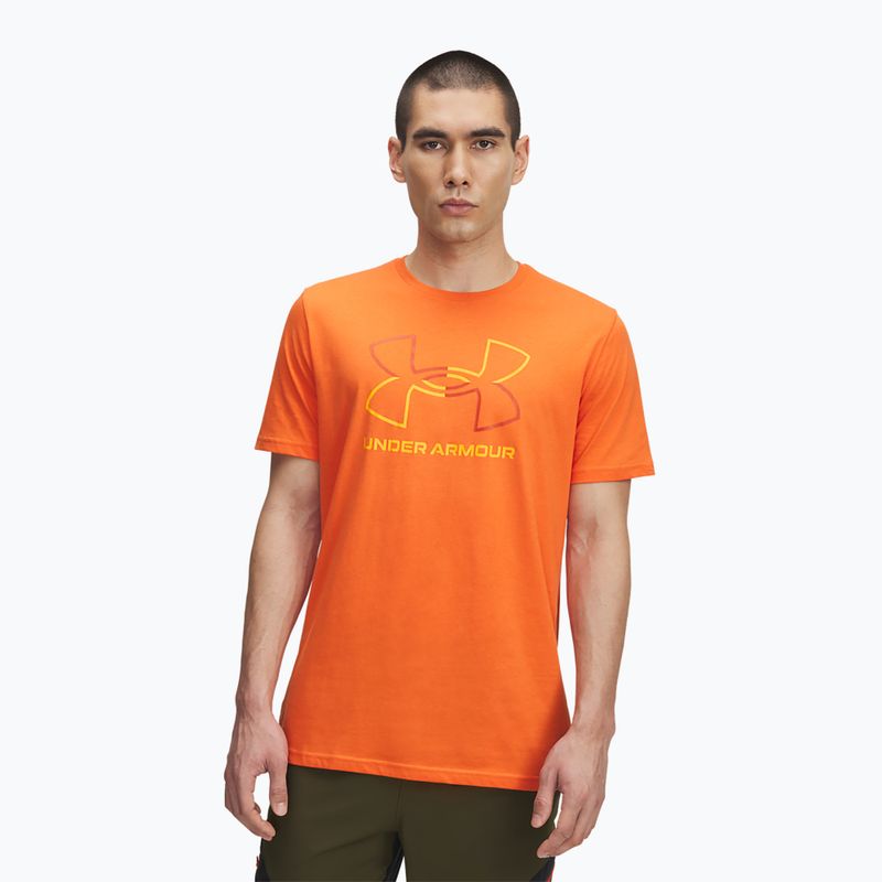 Tricou de antrenament pentru bărbați Under Armour GL Foundation Update Orange Base/Surplus Orange/Squad Orange