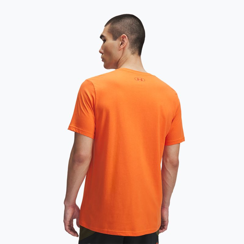 Tricou de antrenament pentru bărbați Under Armour GL Foundation Update Orange Base/Surplus Orange/Squad Orange 2