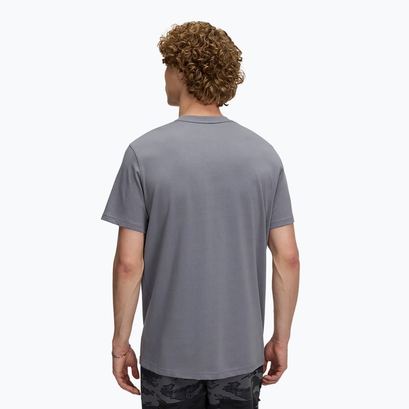 Tricou de antrenament pentru bărbați Under Armour Logo Emb Heavyweight titan gray/black 2