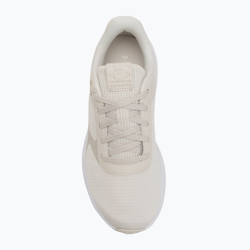 Încălțăminte de antrenament pentru femei Under Armour Aurora 3 summit white/white/khaki base 5