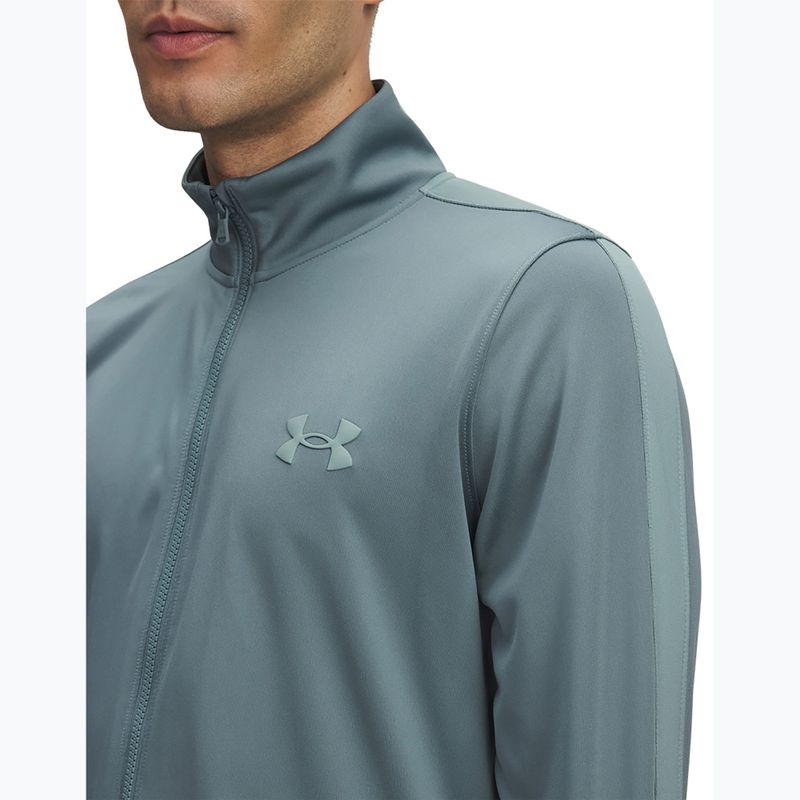 Trening pentru bărbați Under Armour UA Knit Track Suit jasper blue/serpentine/serpentine 3