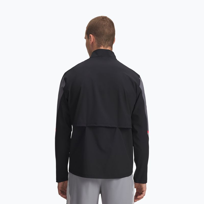 Geacă de alergare pentru bărbați Under Armour Velociti Storm black/castlerock/reflective 2