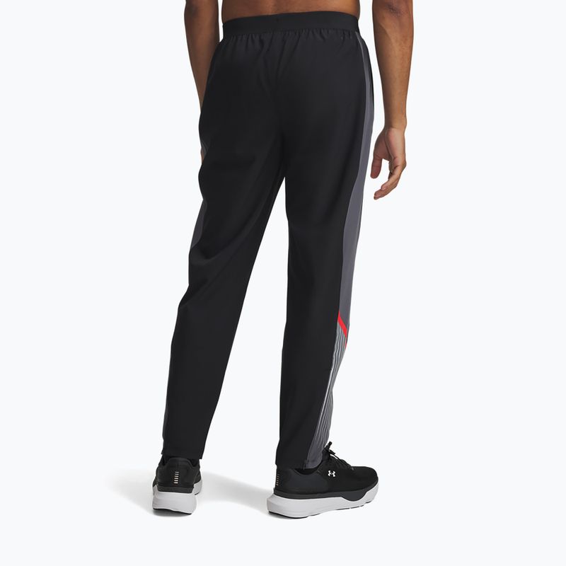 Pantaloni de alergare pentru bărbați Under Armour Velociti Storm black/castlerock/reflective 3