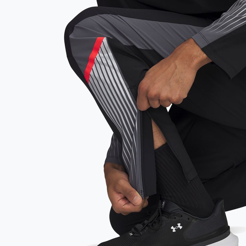 Pantaloni de alergare pentru bărbați Under Armour Velociti Storm black/castlerock/reflective 4
