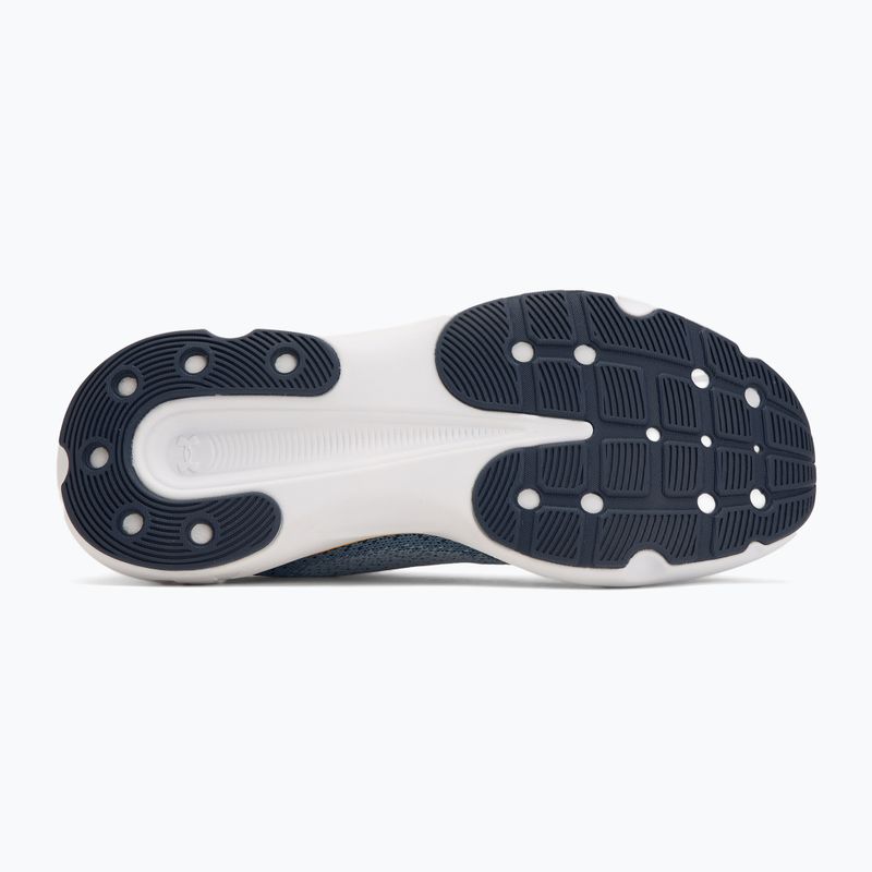 Încălțăminte de alergare pentru bărbați Under Armour Infinite blue calm/blue smoke/squad orange 4