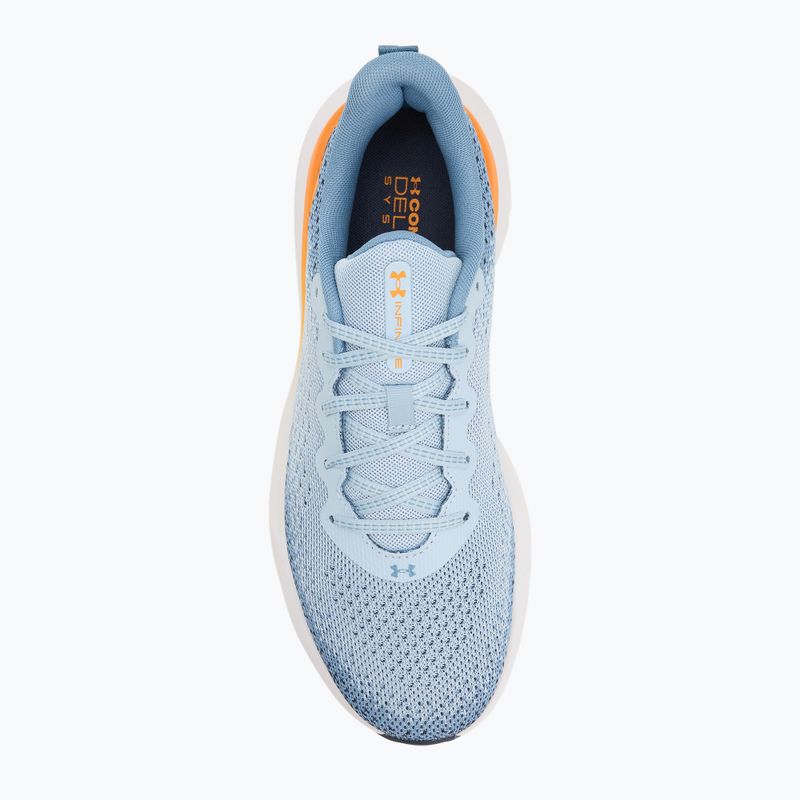 Încălțăminte de alergare pentru bărbați Under Armour Infinite blue calm/blue smoke/squad orange 5