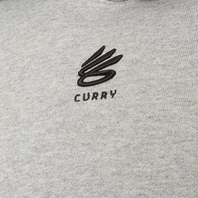 Hanorac pentru bărbați Under Armour Curry Splash Hoodie summit white / black 3
