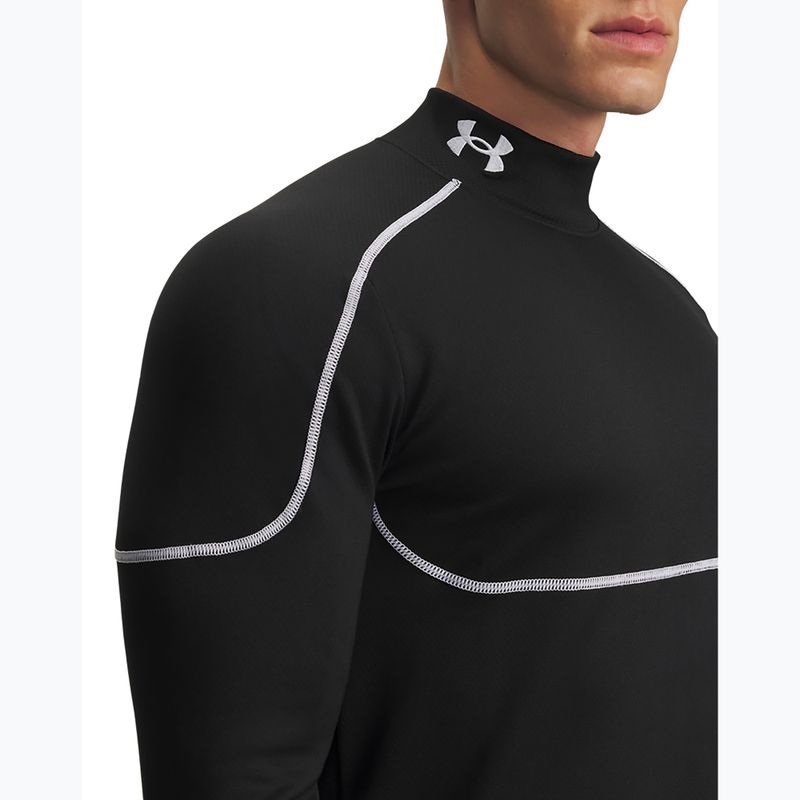 Longsleeve de antrenament pentru bărbați Under Armour Cold Weather Grid black/black/white 3