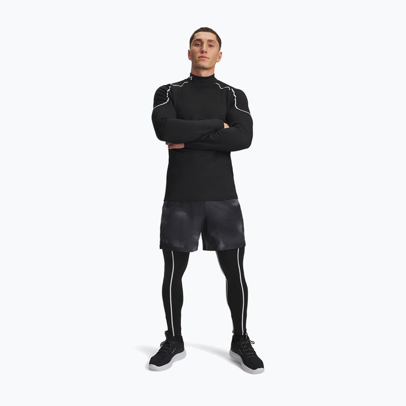 Colanți pentru bărbați Under Armour Cold Weather Grid  black/white/white 2