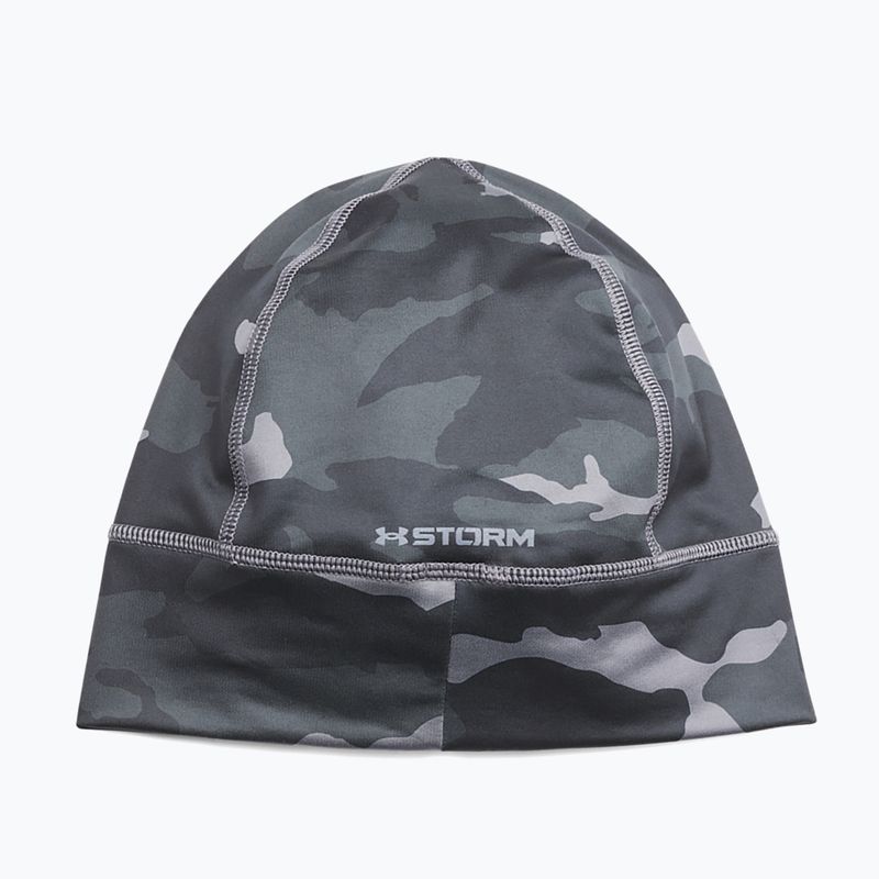 Căciulă de alergare pentru bărbați Under Armour Storm Men'S Storm Launch Beanie castlerock/black 2