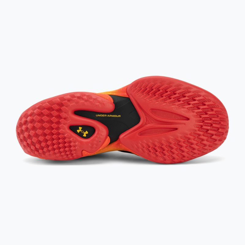 Încălțăminte de baschet Under Armour Curry 13 black/red/campus gold 4