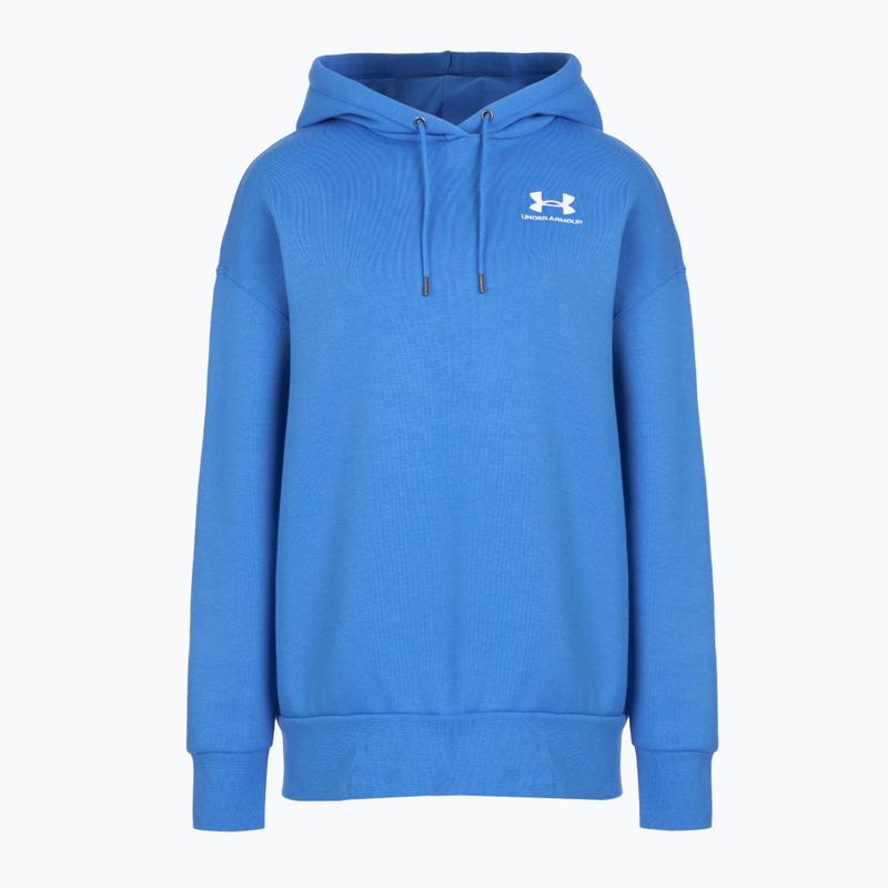 Hanorac pentru femei Under Armour Icon Fleece Hoodie blue atlantis/white 4