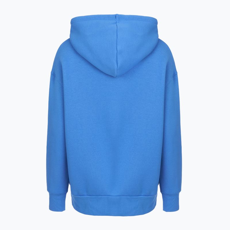 Hanorac pentru femei Under Armour Icon Fleece Hoodie blue atlantis/white 5