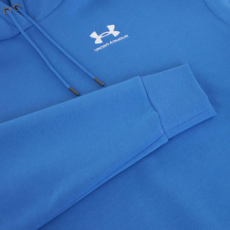 Hanorac pentru femei Under Armour Icon Fleece Hoodie blue atlantis/white 6