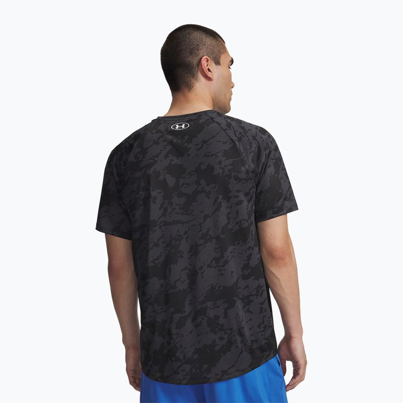 Tricou de antrenament pentru bărbați Under Armour Tech 2.0 black/white 2