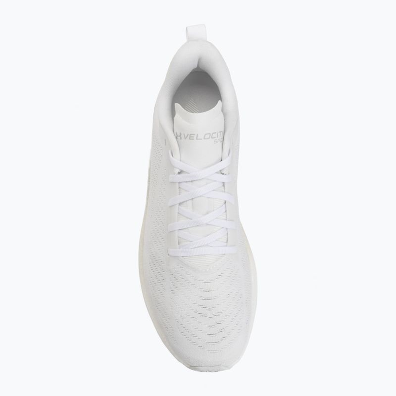 Încălțăminte de alergare pentru bărbați Under Armour Velociti SPD white/arden green/campus gold 5