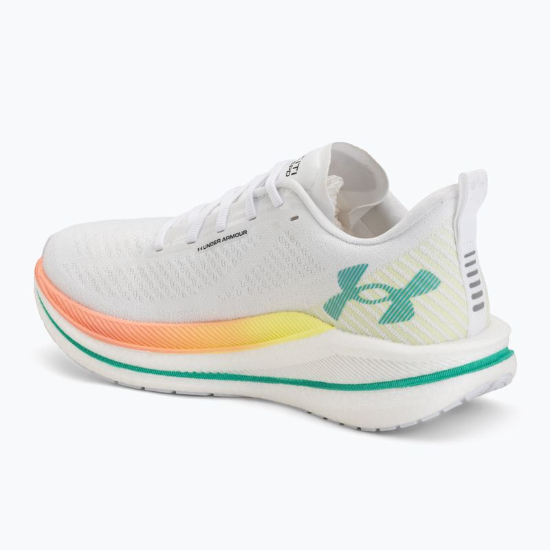 Încălțăminte de alergare pentru femei Under Armour Velociti SPD white/orange bloc/metallic silver 3