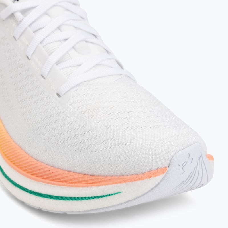 Încălțăminte de alergare pentru femei Under Armour Velociti SPD white/orange bloc/metallic silver 7