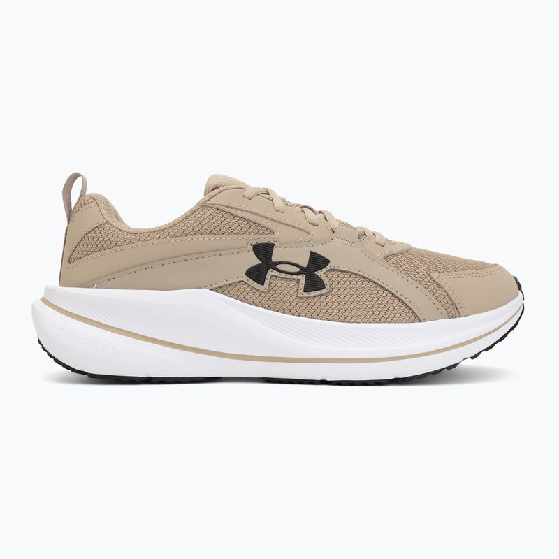 Pantofi de alergare bărbați Under Armour Assert 11 city khaki/summit white/summit white 2