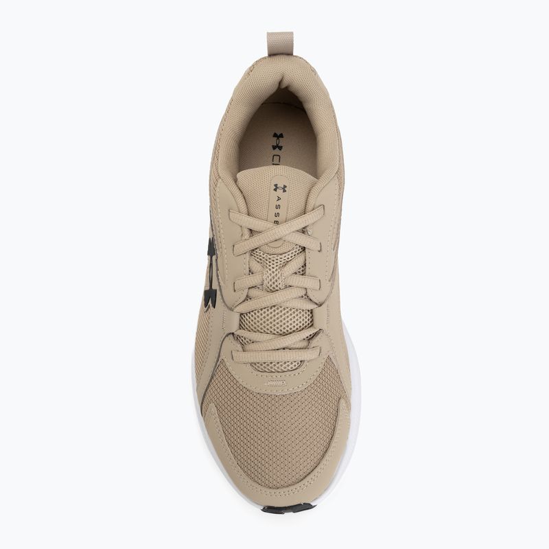 Pantofi de alergare bărbați Under Armour Assert 11 city khaki/summit white/summit white 5
