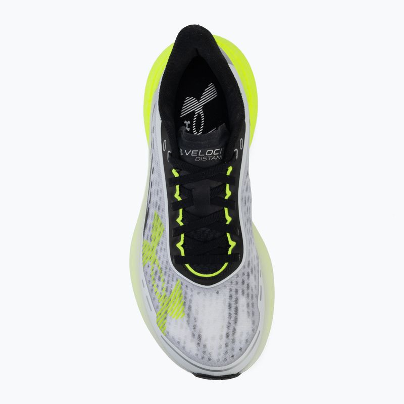 Încălțăminte de alergare pentru femei Under Armour Velociti Distance white/valiant green/black 5