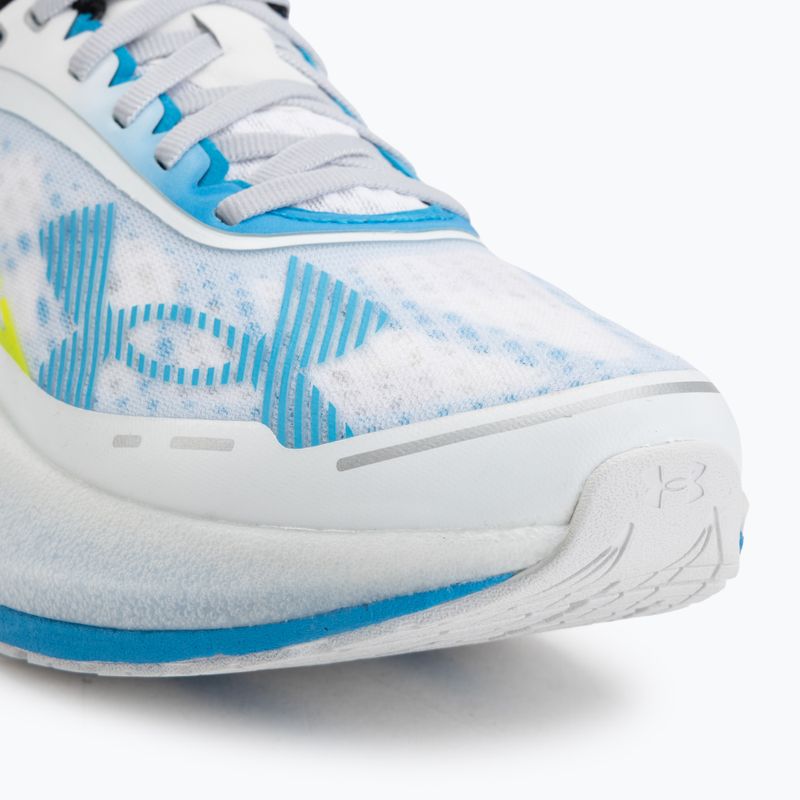 Încălțăminte de alergare pentru femei Under Armour Velociti Distance white/orange bloc/metallic silver 7