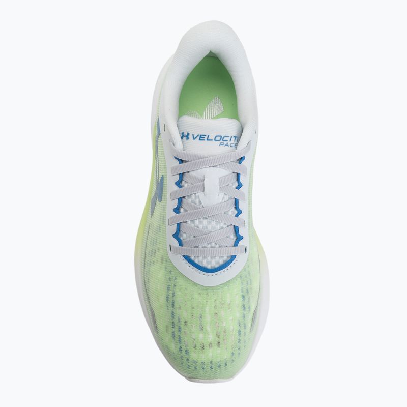 Încălțăminte de alergare pentru bărbați Under Armour Velociti Pace lumos lime/white/capri 5