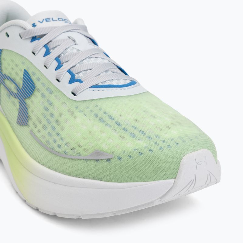 Încălțăminte de alergare pentru bărbați Under Armour Velociti Pace lumos lime/white/capri 7