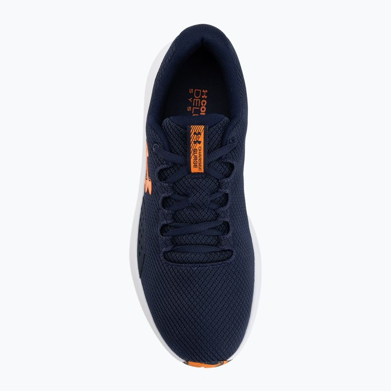 Încălțăminte de alergare pentru bărbați Under Armour Charged Surge 4 midnight navy/midnight navy/white 5