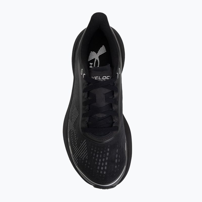 Încălțăminte de alergare pentru femei Under Armour Velociti Distance black/black/metallic silver 5