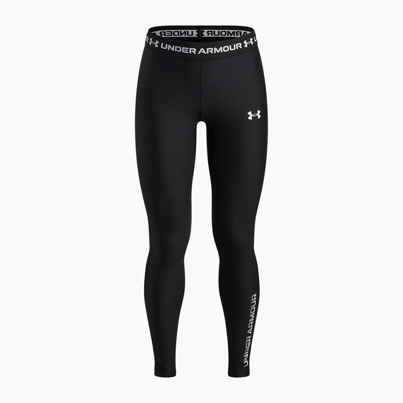 Colanți pentru copii Under Armour HeatGear Graphic Leggings black/white