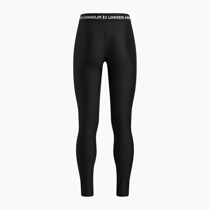 Colanți pentru copii Under Armour HeatGear Graphic Leggings black/white 2